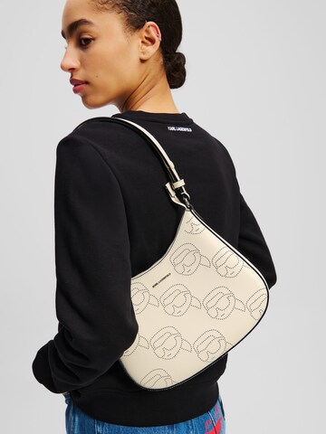 Karl Lagerfeld Válltáskák ' IKON SCHULTERTASCHE MIT LOCHMUSTER ' - fehér: elől