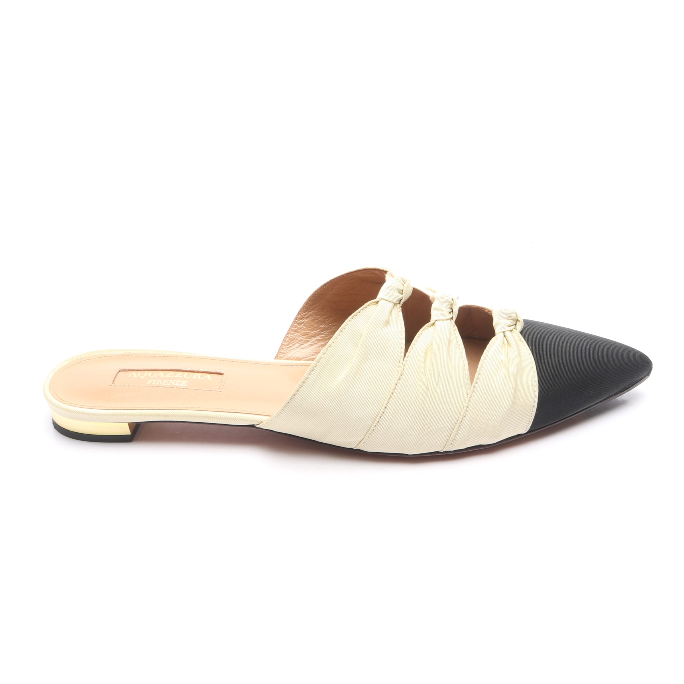 Aquazzura Flats & Loafers in 37,5 in Black: front