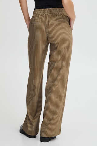 b.young Wide leg Pleat-front trousers 'BYRizetta' in Brown