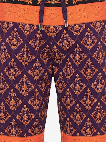 Carlo Colucci Pants ' Clement ' in Orange: front