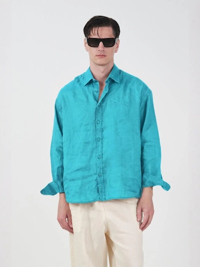 Giesto Camisa em M em azure, Vista do artigo