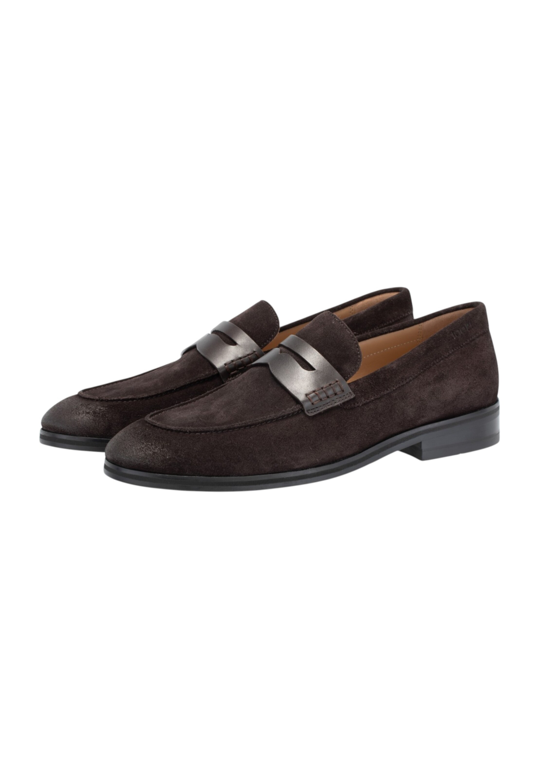JOOP! Slip-ons 'Velluto Misto Kleitos' in Brown