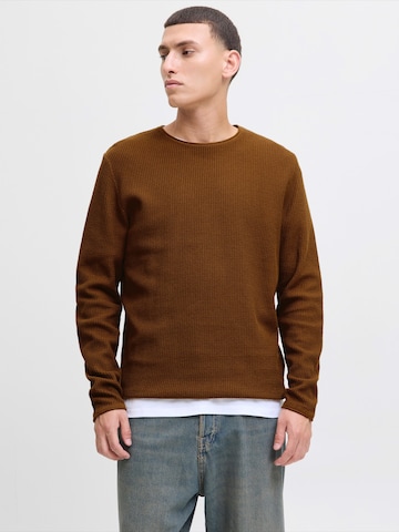 JACK & JONES Свитер 'JJECOOPER' в Коричневый: спереди