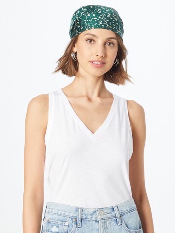 Top 'WHISPER' di Madewell in bianco: frontale