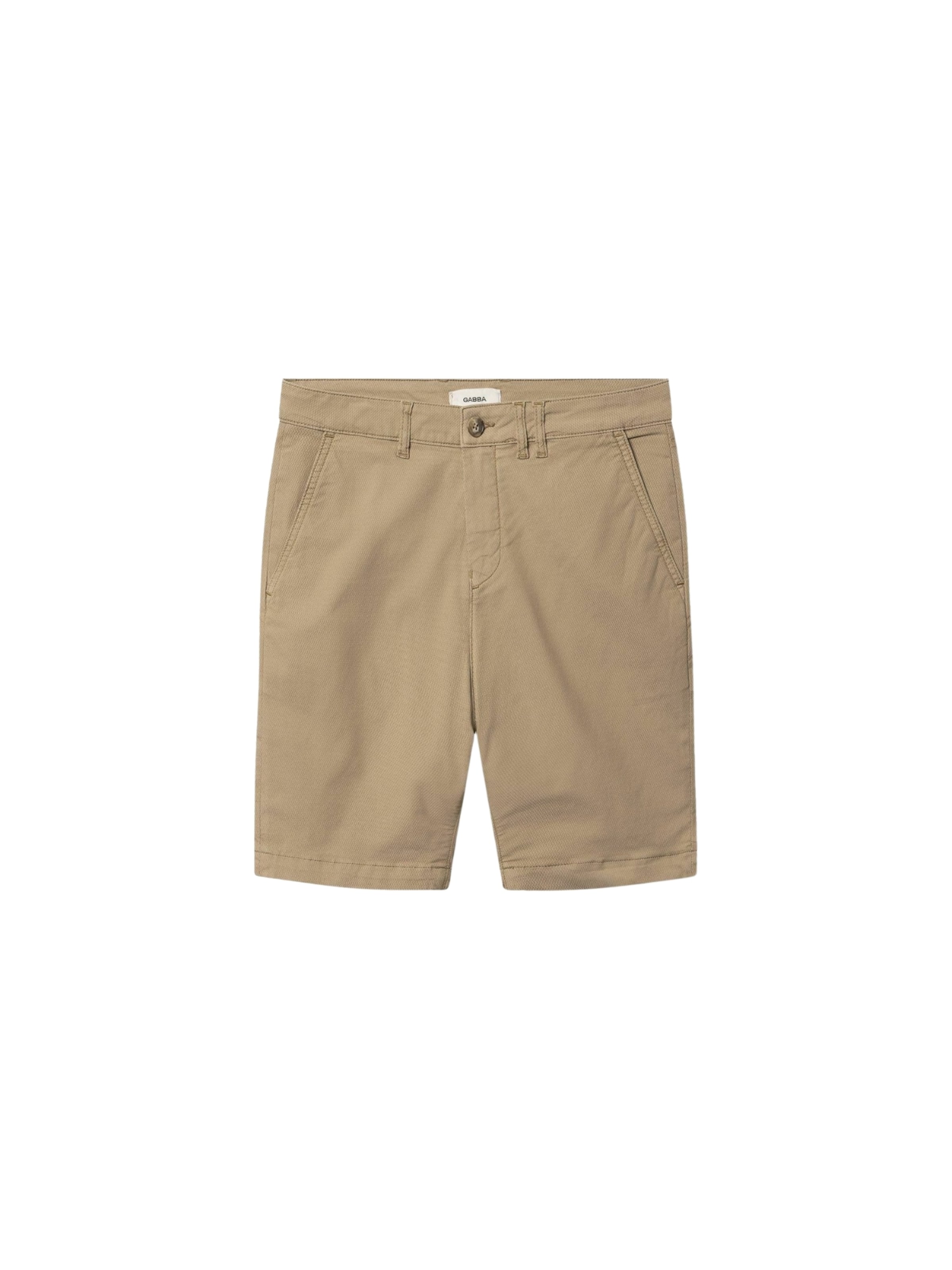 GABBA Regular Broek ' GABjet ' in Beige: voorkant