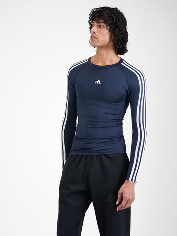 Maglia funzionale di ADIDAS PERFORMANCE in blu: frontale