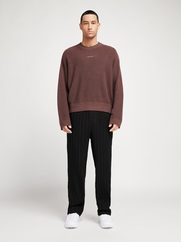 Casa Mara Sweatshirt 'Big Knit' in Brown