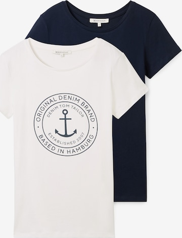 TOM TAILOR DENIMMajica - plava boja: prednji dio