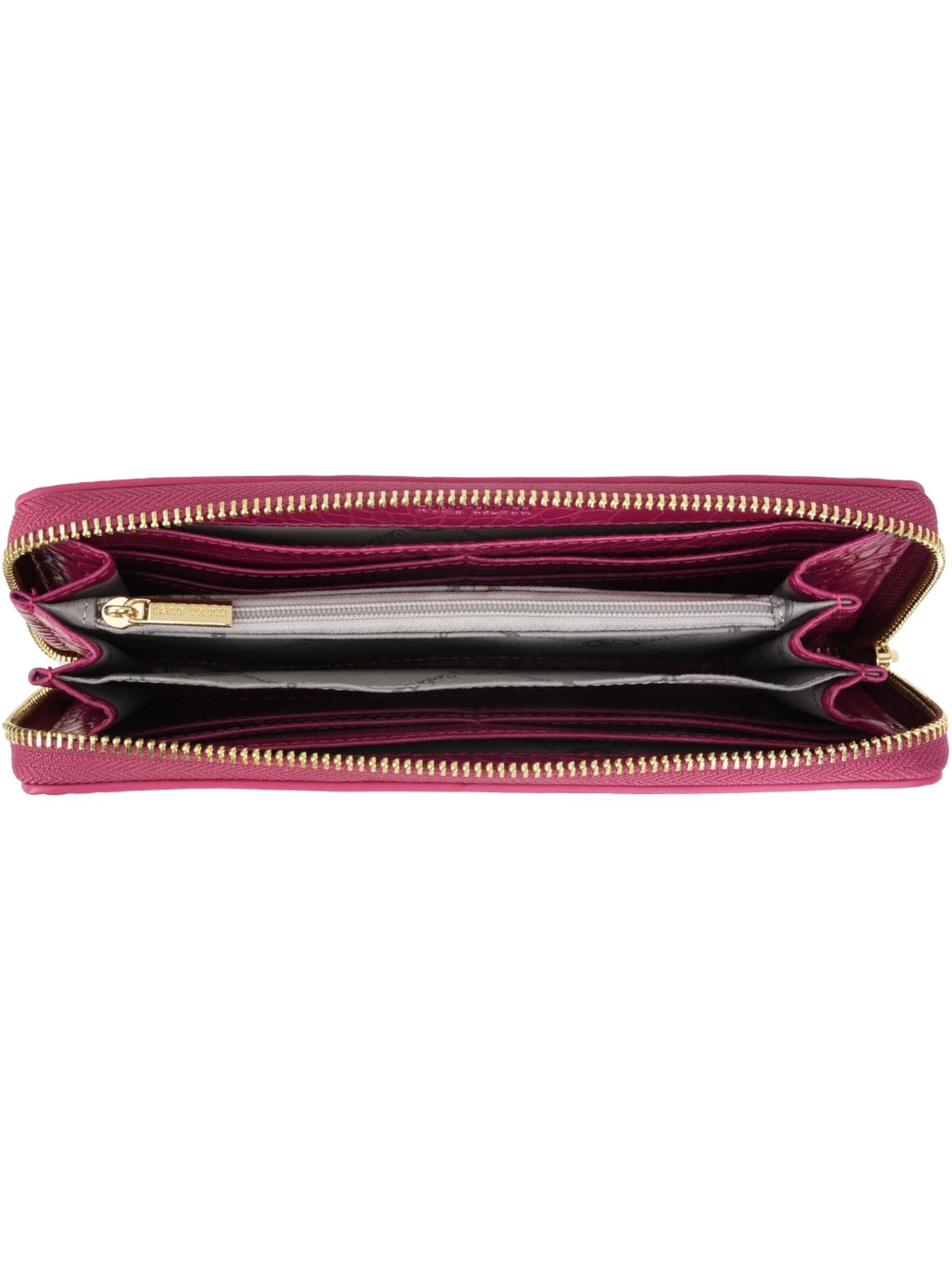 Carlo Colucci Portemonnee 'Chiarotti' in Rood