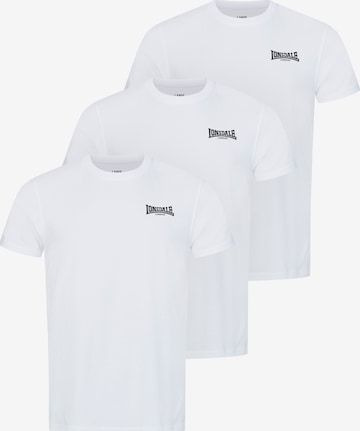 T-Shirt 'Roscommon' LONSDALE en blanc : devant