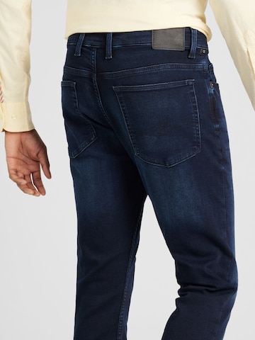 QS Slimfit Jeans 'Rick' i blå