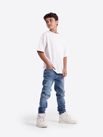 Solang Slimfit Hose Denim Stretch Slim-Fit in Blau