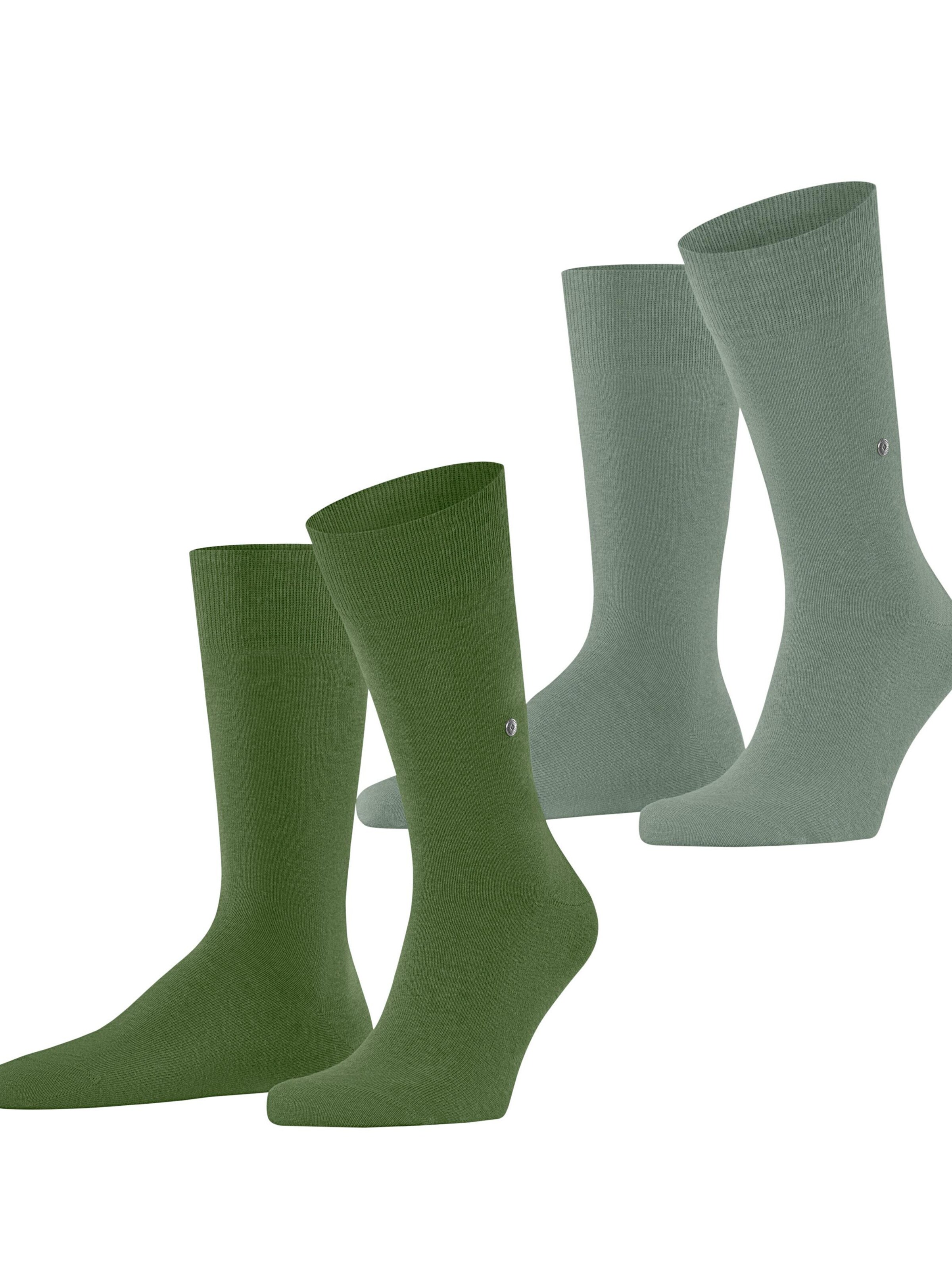 BURLINGTON Socks 'Everyday 2-Pack' in Green: front