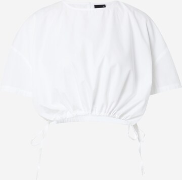 T-shirt 'Delilah' Gina Tricot en blanc : devant