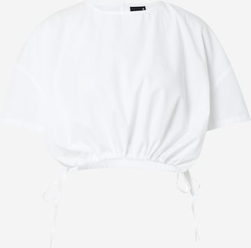 T-shirt 'Delilah' Gina Tricot en blanc : devant