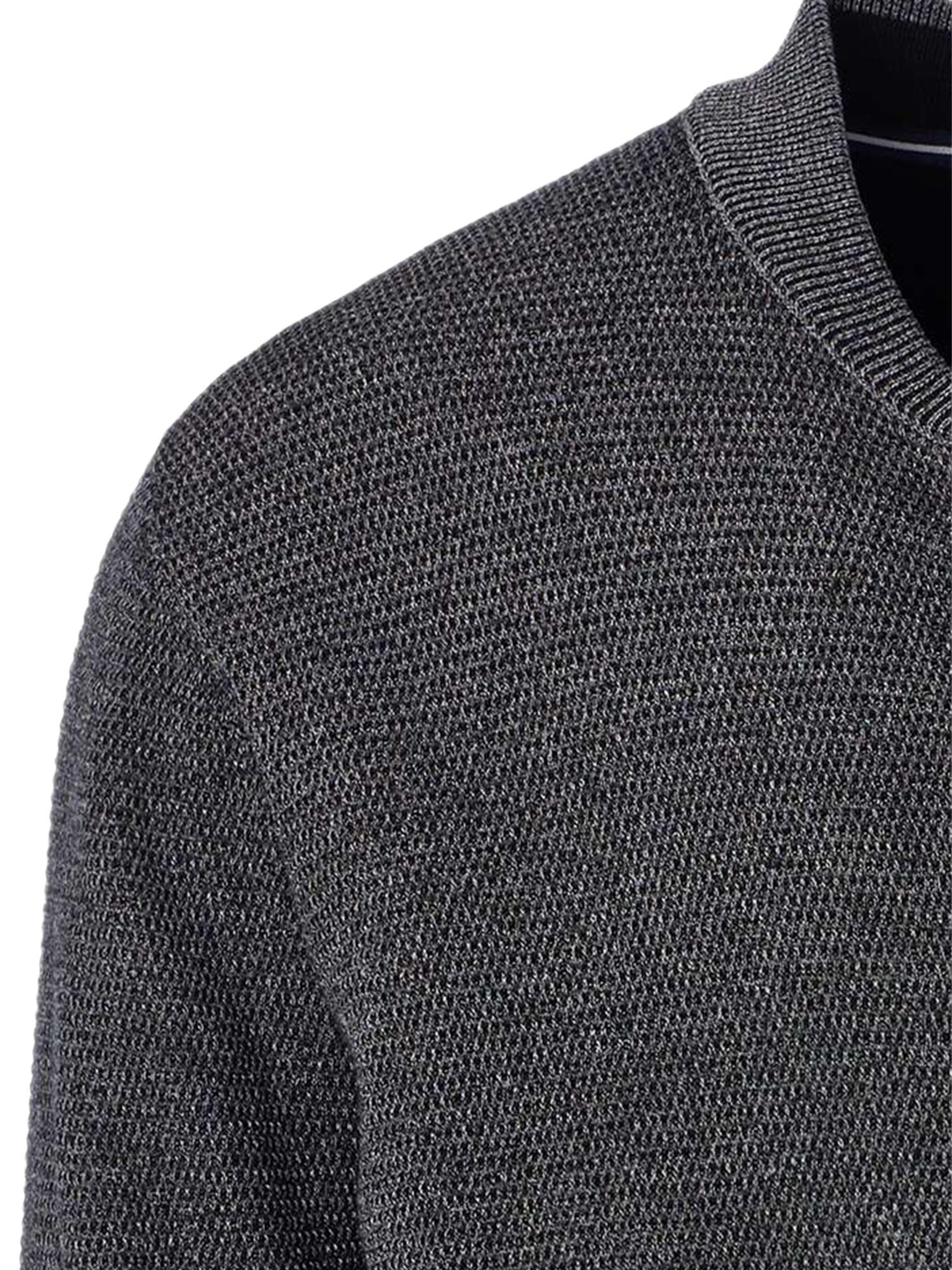 CASAMODA Knit Cardigan 'Basic' in Grey