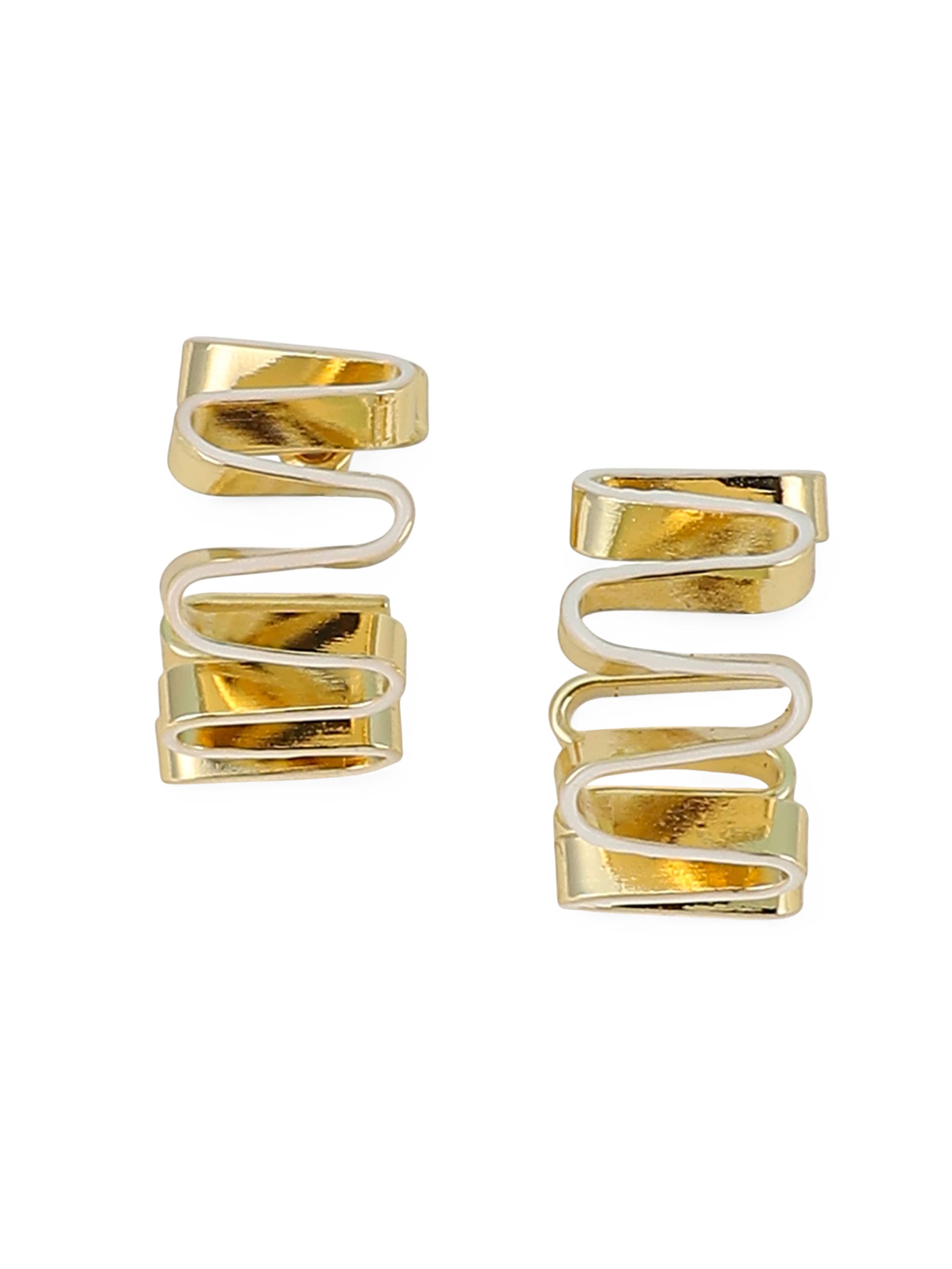 SOHI - Brincos 'Ahaana' em ouro: frente