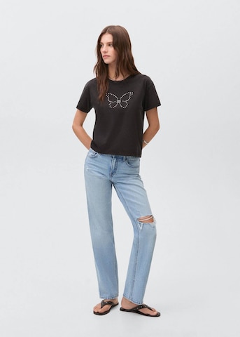 MANGO TEEN Regular Jeans 'clean2' in Blau