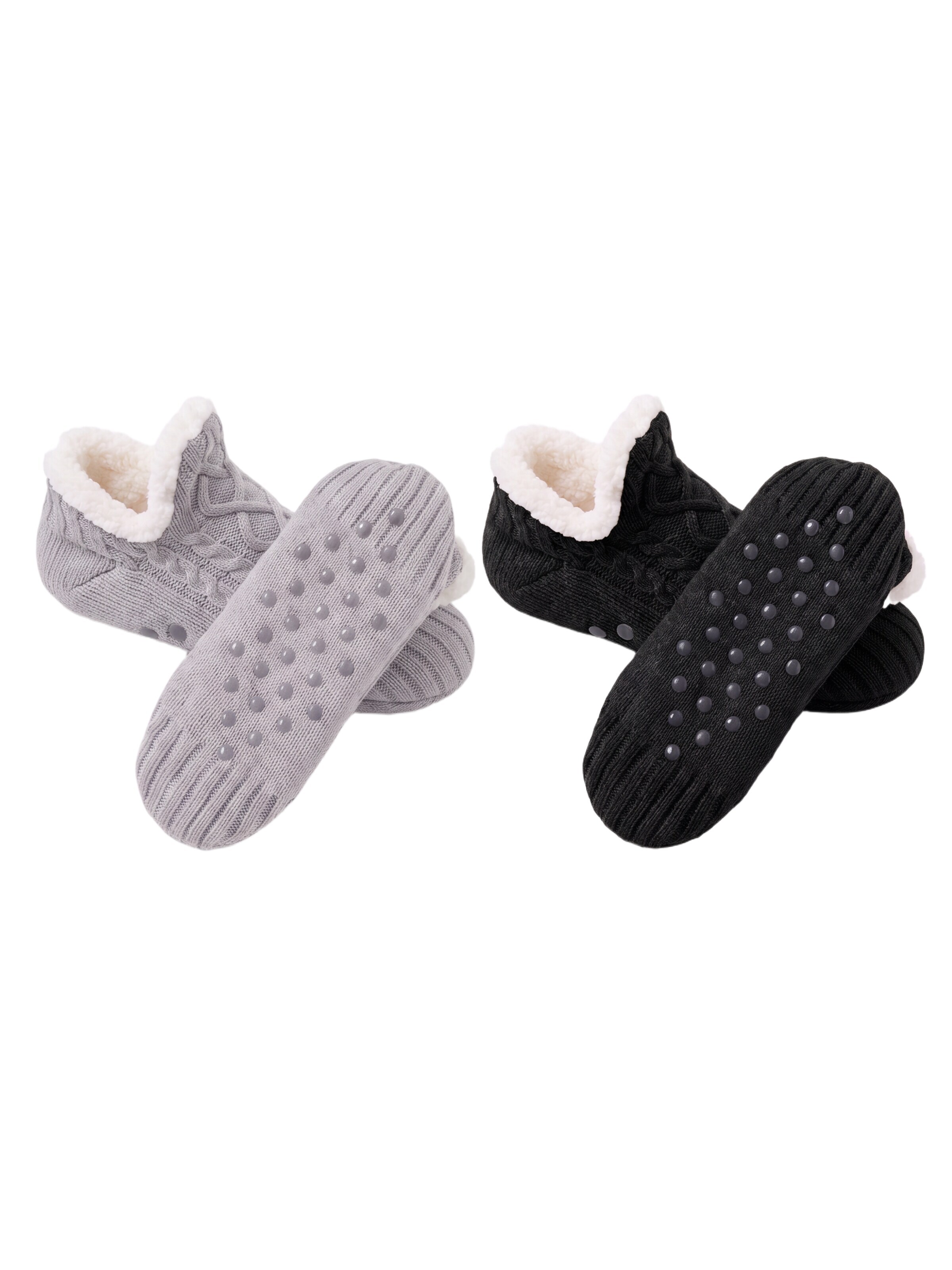 BONVERANO Ankle Socks in Grey