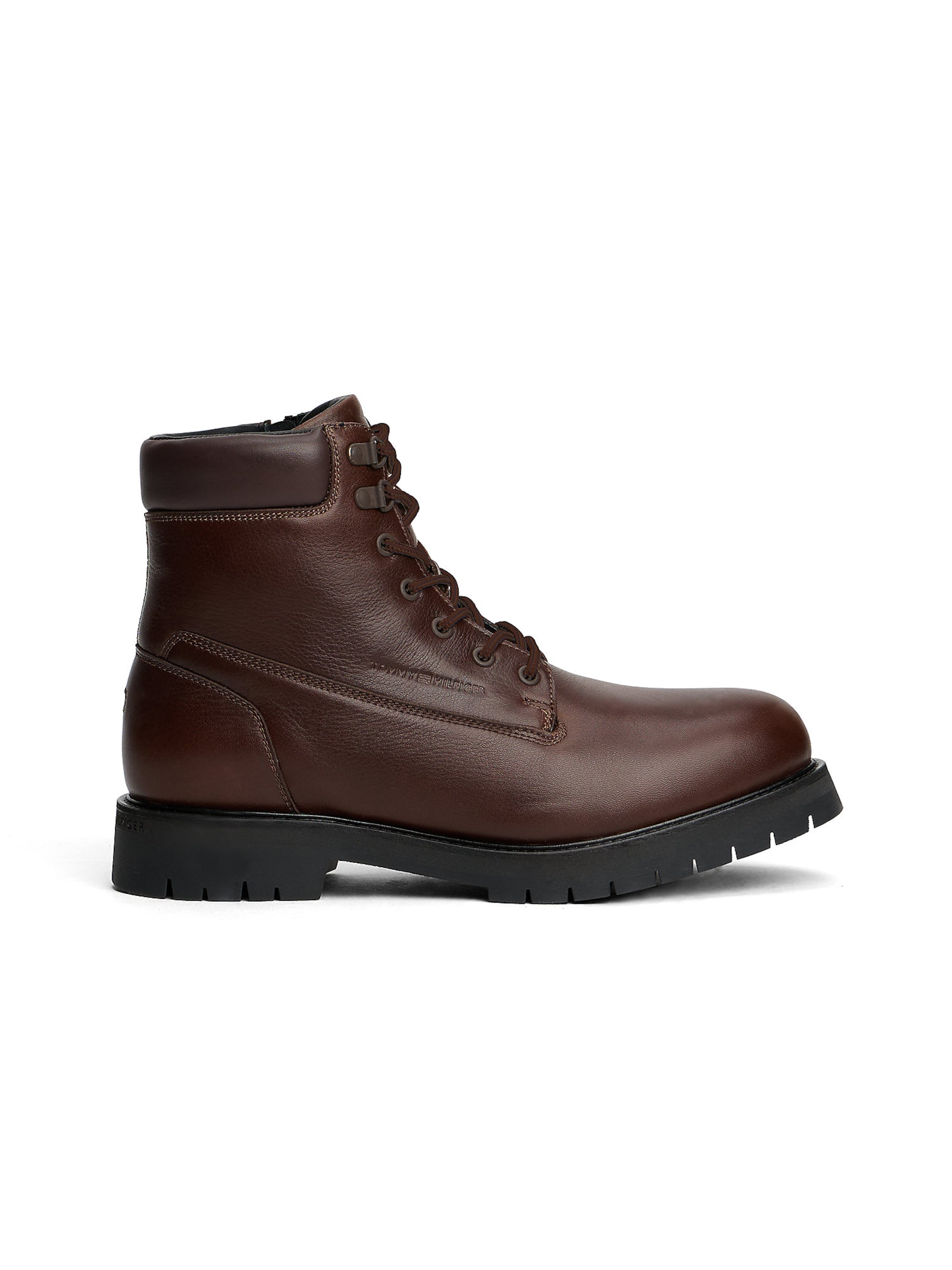 Bottines à lacets TOMMY HILFIGER en marron