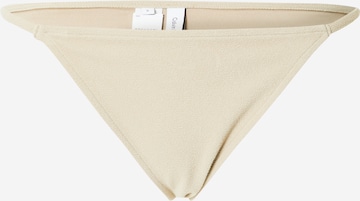 Calvin Klein Swimwear Bikini Bottoms 'Cheeky' in Beige: front