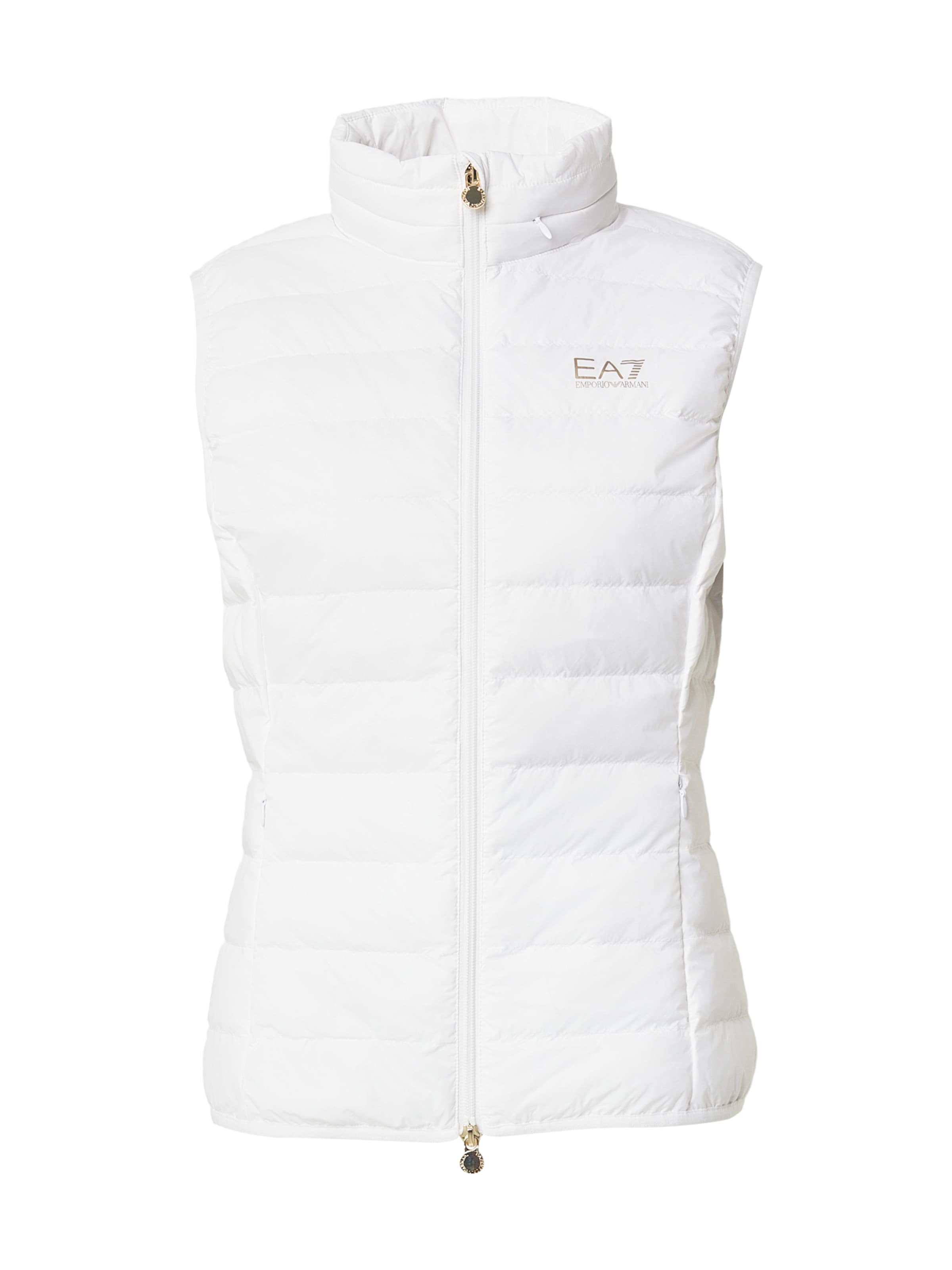 Gilet di EA7 Emporio Armani in bianco: frontale