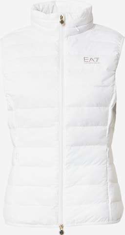 Gilet di EA7 Emporio Armani in bianco: frontale