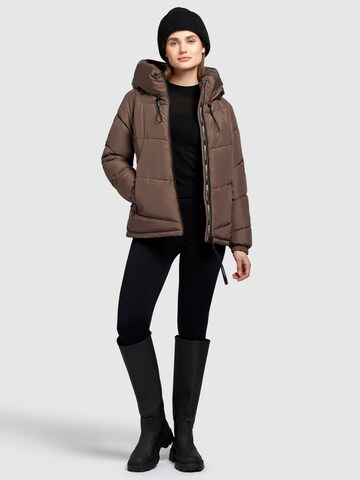 khujo Winterjacke 'ESILA4' in Braun