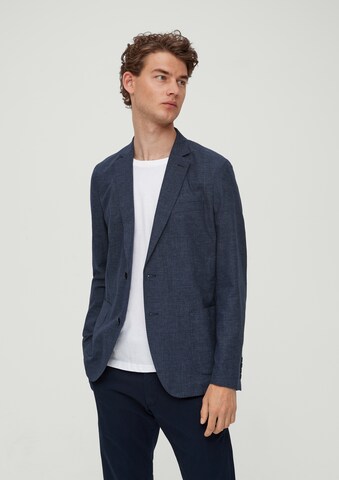 s.Oliver Slim fit Suit Jacket in Blue: front