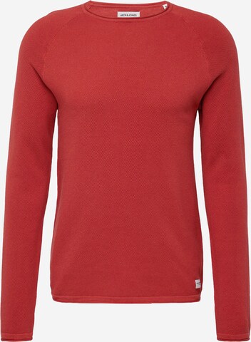 JACK & JONES Regular fit Trui 'Hill' in Rood: voorkant