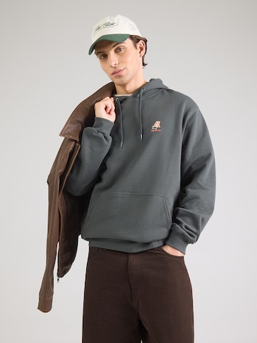 Iriedaily Μπλούζα φούτερ 'Homeoffice' σε πράσινο: μπροστά