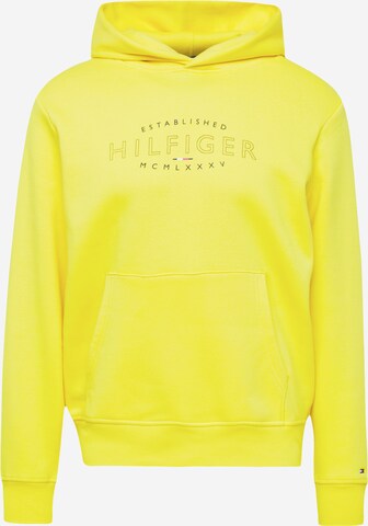 TOMMY HILFIGER Bluzka sportowa w kolorze żółty: przód