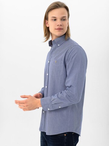 By Diess Collection - Regular Fit Camisa em azul