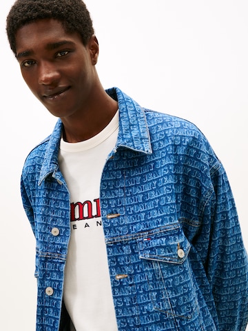 Tommy Jeans - Casaco meia-estação 'AOP' em azul