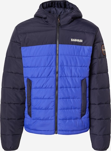 NAPAPIJRI Between-season jacket 'A-GESAR H' in Blue: front