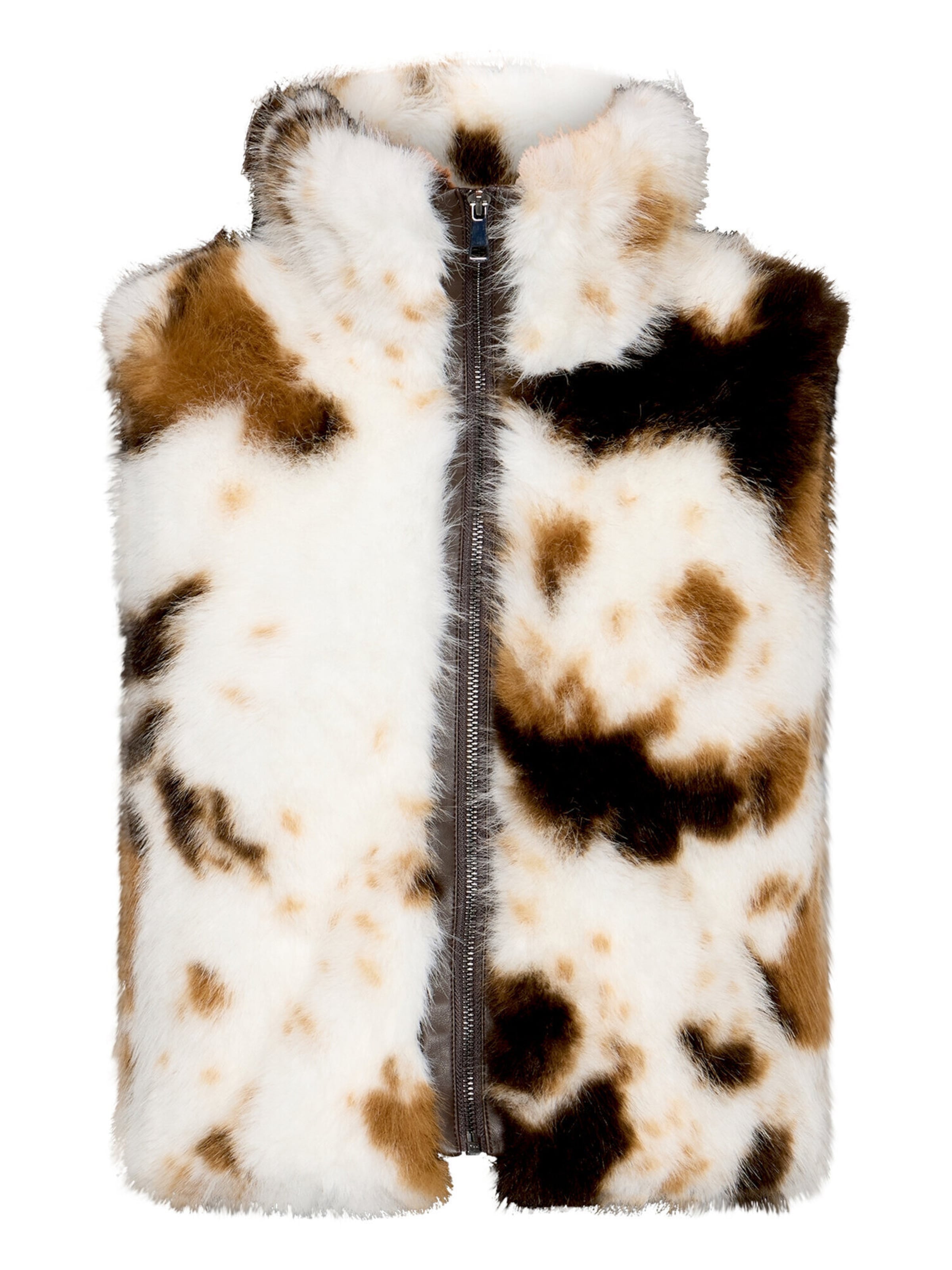 Gilet di Amber & June in beige: frontale