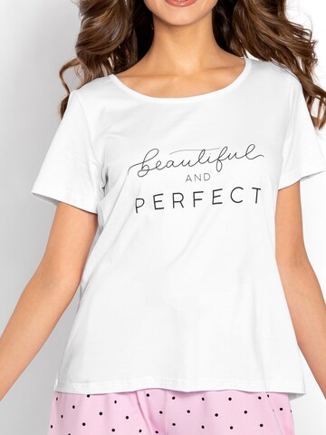 Momenti Per Me Pyjama 'Flawless' in Weiß