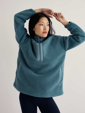 Veste en polaire 'Barnaloft' Seasalt Cornwall en bleu : devant