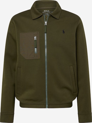 Veste de survêtement Polo Ralph Lauren en vert : devant