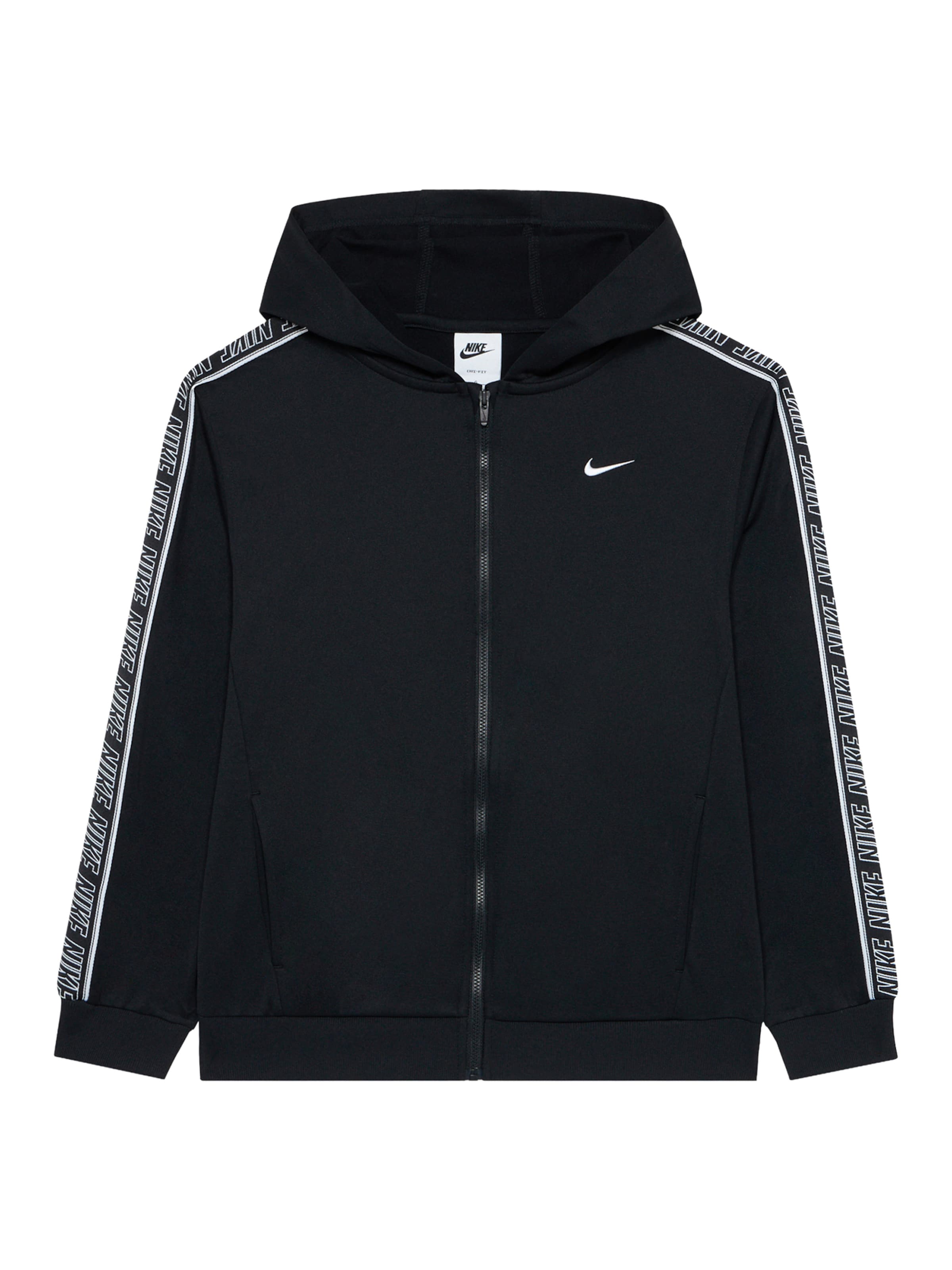 Nike Sportswear Tréning dzseki 'CLUB+' - fekete: elől