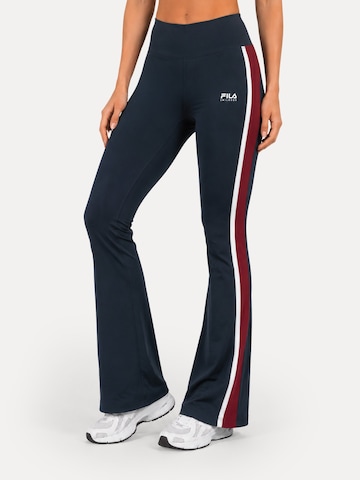 Smilodox Bootcut Leggings' Alassio ' in Blau: Vorderseite