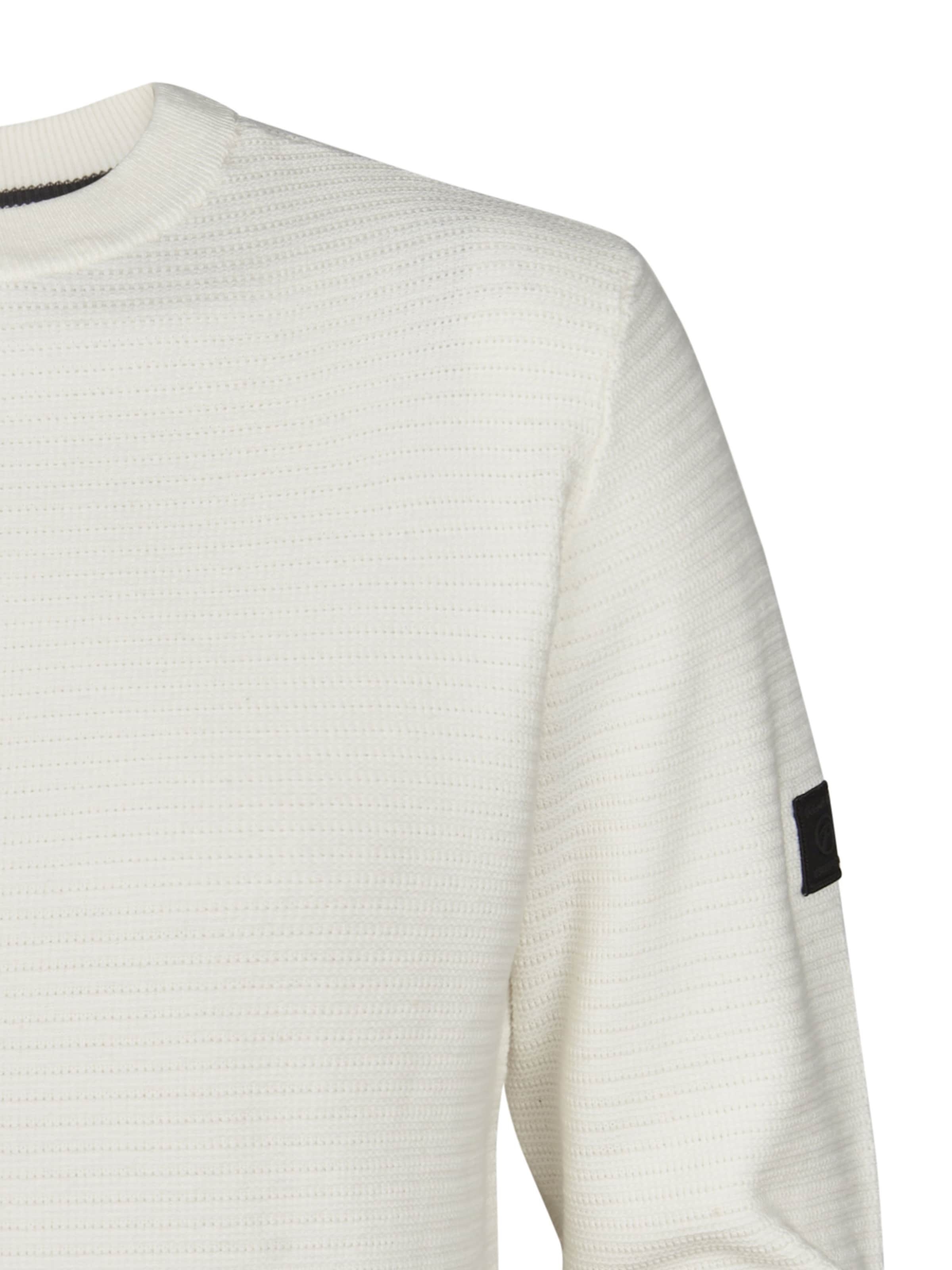 Petrol Industries Pullover in Weiß