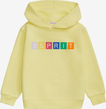 ESPRIT Sweatshirt in Geel: voorkant