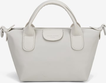 Borsa a mano 'Mini Borsa a Mano David Jones Doppi Manici Zip' di David Jones in beige: frontale