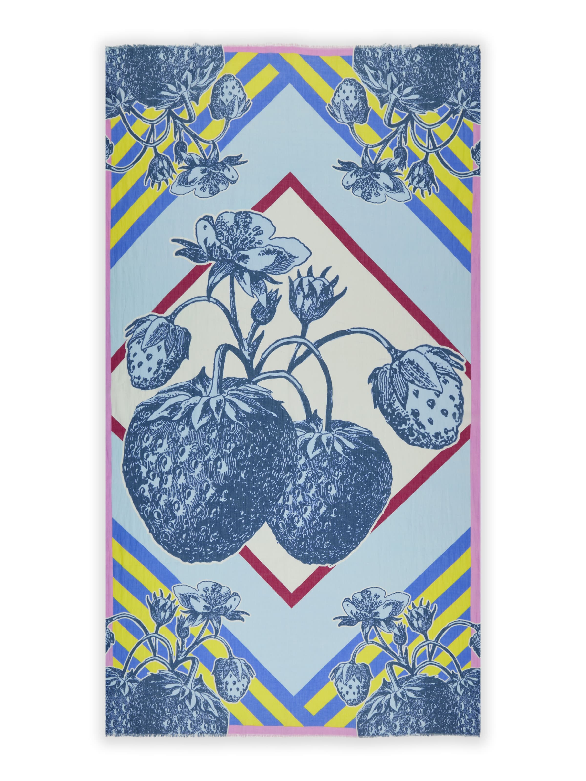 Écharpe CODELLO en bleu : devant