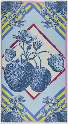 Écharpe CODELLO en bleu : devant