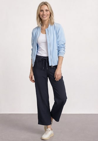STREET ONE Wide Leg Hose in Blau