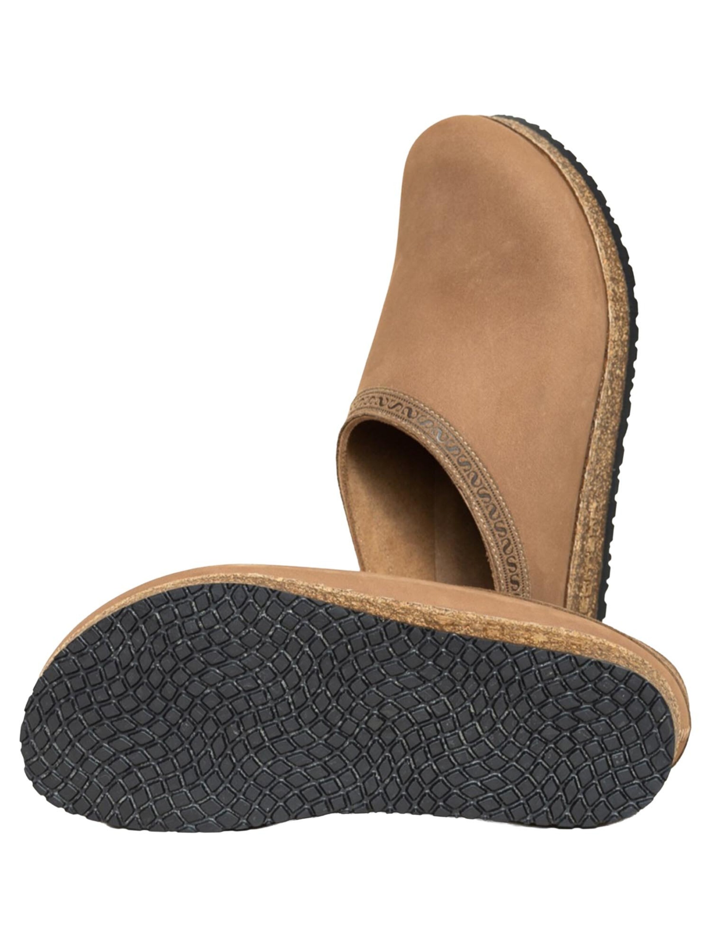 Stegmann Clogs 'Leather' in Beige