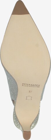 PETER KAISER Slingpumps in Silber