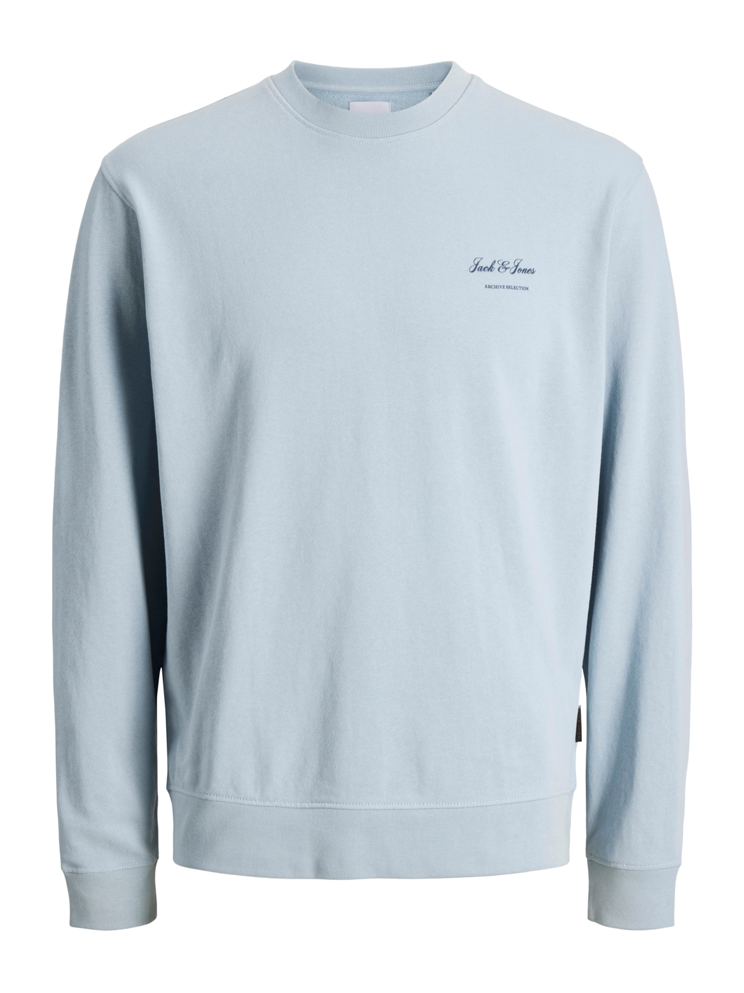Sweat-shirt 'JJEARCHIVE' JACK & JONES en bleu : devant